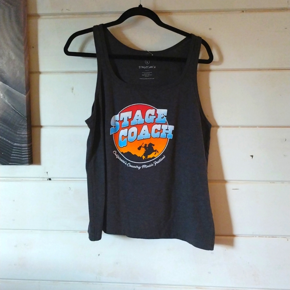 Stagecoach festival tank top